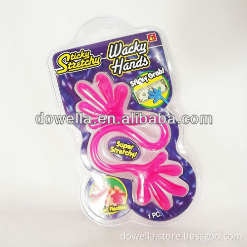 plastic sticky hand toy, sticky toys for kids